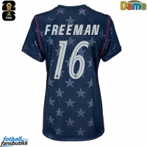 Forente stater Alex Freeman #16 Bortedrakt Dame EM 2024 Kortermet